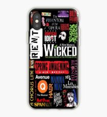 Vinilo o funda para iPhone Broadway - Collage musical