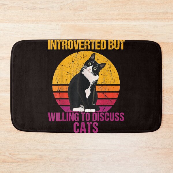 Item preview, Introverted But Willing To Discuss Cats  designed and sold by NormaEng.