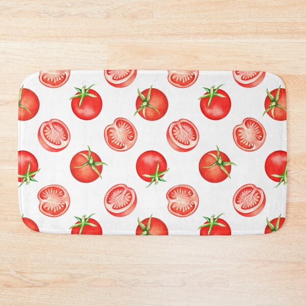 Item preview, Tomatoes pattern. Watercolor drawing. designed and sold by Trilisti.