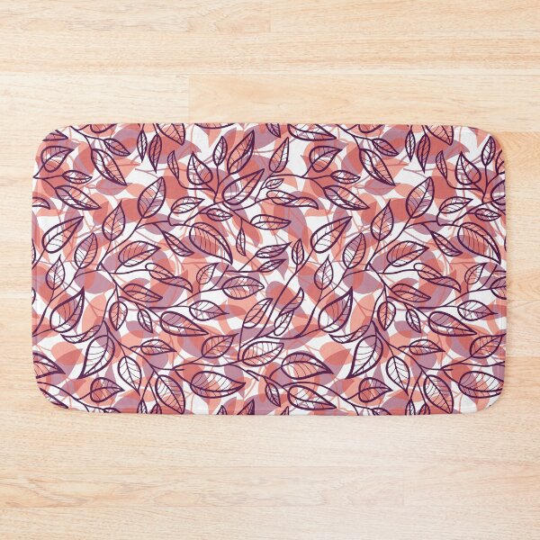 Item preview, Minimalist Leaf Line Art Illustration as a Seamless Surface Pattern Design designed and sold by ZaryaKiqo.