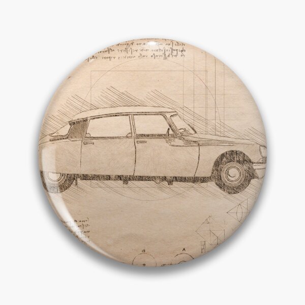 Item preview, Da Vinci Sketch Art Citroën DS - Vintage designed and sold by Rayyanz.