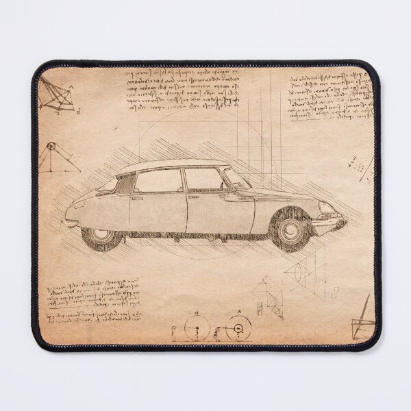 Item preview, Da Vinci Sketch Art Citroën DS - Vintage designed and sold by Rayyanz.