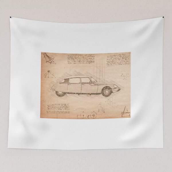 Item preview, Da Vinci Sketch Art Citroën DS - Vintage designed and sold by Rayyanz.