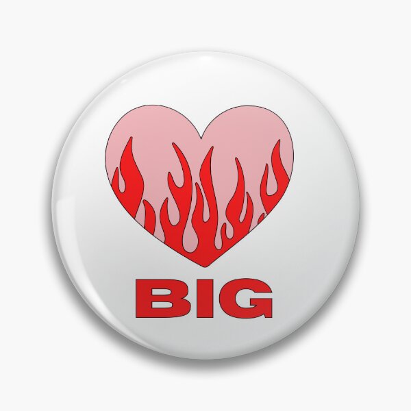 Item preview, Big Little Sorority Reveal Flame Heart BIG designed and sold by mirandanugent.