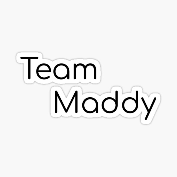 Team Maddy - Initial Sticker