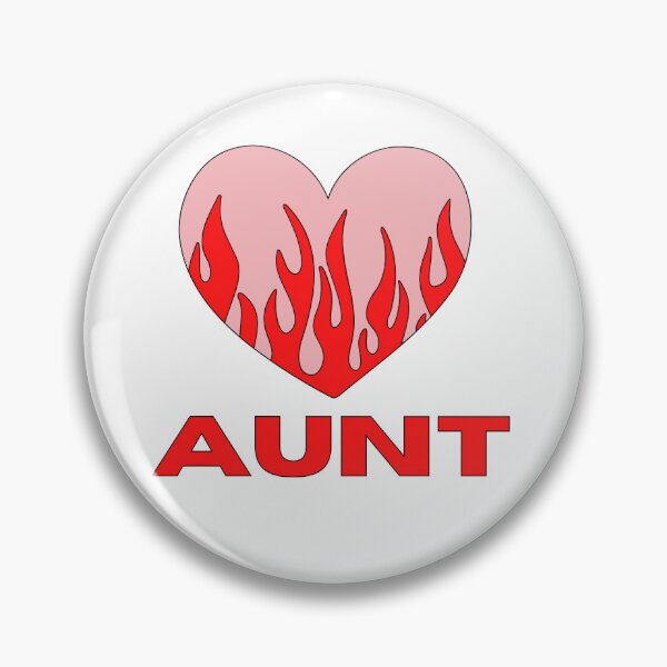 Item preview, Big little Sorority Reveal Heart Flame AUNT designed and sold by mirandanugent.