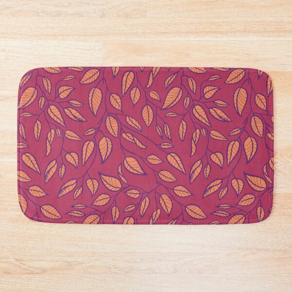 Item preview, Minimalist Leaf Line Art Illustration as a Seamless Surface Pattern Design designed and sold by ZaryaKiqo.