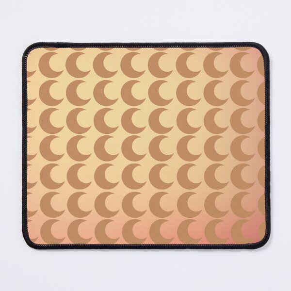 Item preview, Bronze Crescent Moon Pattern in Red/Gold Gradient Sky designed and sold by ShaunSandhu.