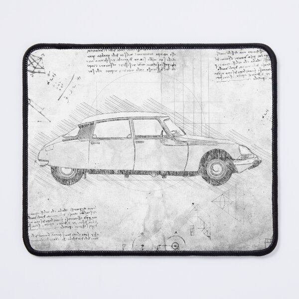 Item preview, Da Vinci Sketch Art Citroën DS - Grunge designed and sold by Rayyanz.