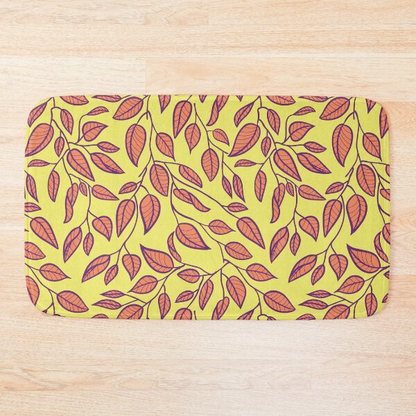 Item preview, Minimalist Leaf Line Art Illustration as a Seamless Surface Pattern Design designed and sold by ZaryaKiqo.