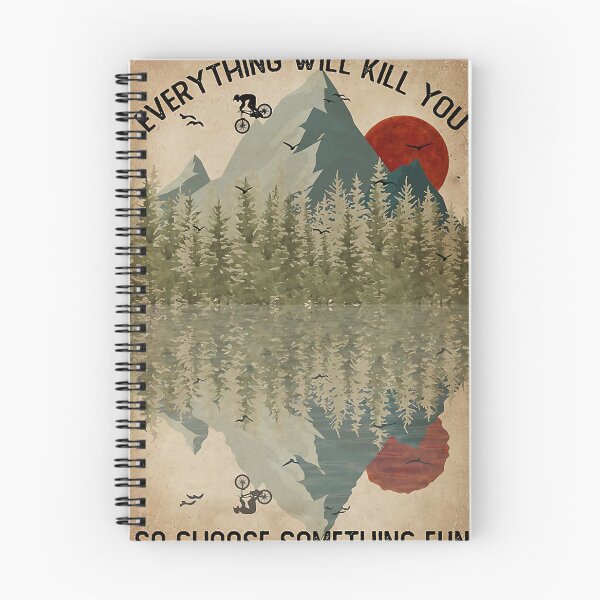 Item preview, watercolor choose something fun mountain biking designed and sold by sovIlarion96.