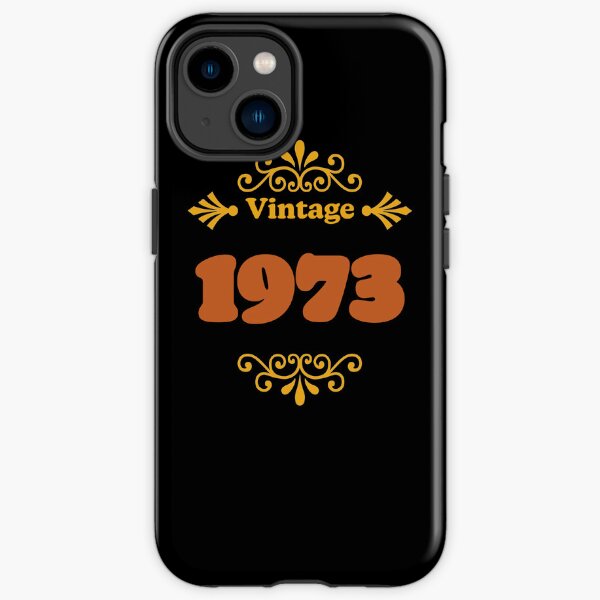 Vintage 1973 (black version) iPhone Tough Case