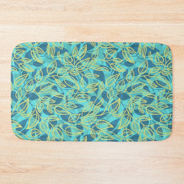 Item preview, Minimalist Leaf Line Art Illustration as a Seamless Surface Pattern Design designed and sold by ZaryaKiqo.