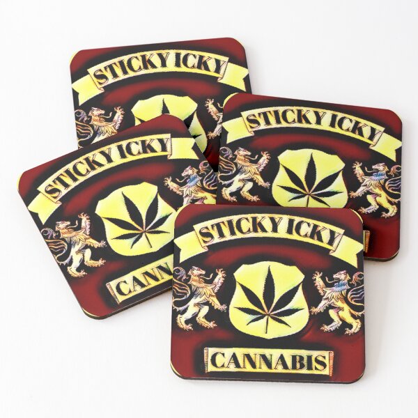 Item preview, STICKY ICKY CANNABIS Cannatees designed and sold by jmed70.