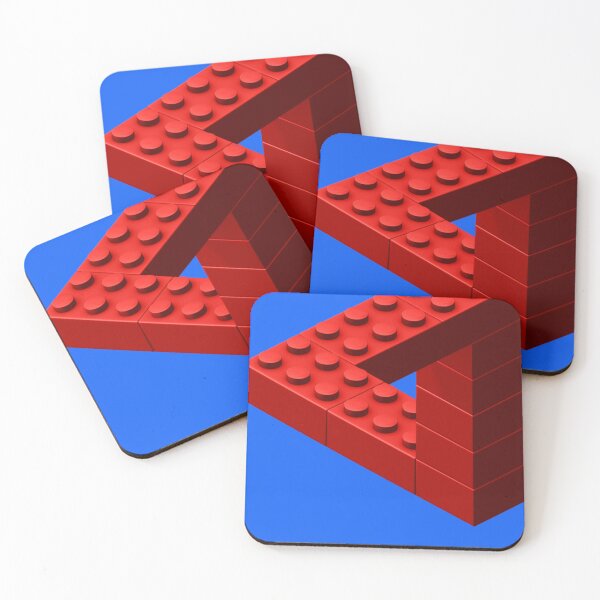 Item preview, Escher Toy Bricks - Red Essential T-Shirt designed and sold by AylinPolat.