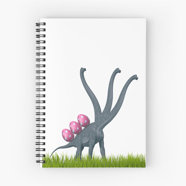 Item preview, Three-necked dinosaur carrying three easter eggs | Happy Easter | Funny Easter  designed and sold by CosmicStory.