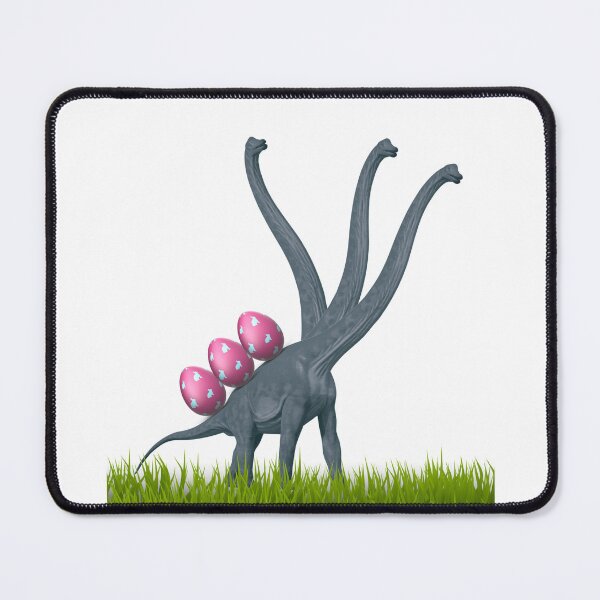 Item preview, Three-necked dinosaur carrying three easter eggs | Happy Easter | Funny Easter designed and sold by CosmicStory.