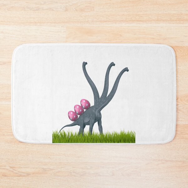 Item preview, Three-necked dinosaur carrying three easter eggs | Happy Easter | Funny Easter  designed and sold by CosmicStory.