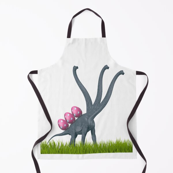 Item preview, Three-necked dinosaur carrying three easter eggs | Happy Easter | Funny Easter designed and sold by CosmicStory.