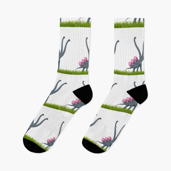 Item preview, Three-necked dinosaur carrying three easter eggs | Happy Easter | Funny Easter  designed and sold by CosmicStory.