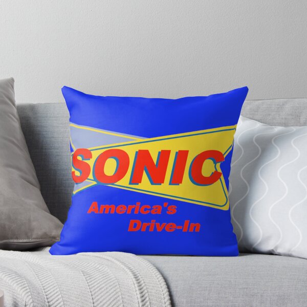 Item preview, Sonic America&x27;s drive-in Fast Food Logo Red Essential T-Shirt designed and sold by JuleBoltz.