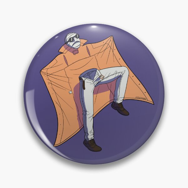 Item preview, Horror Invisible Man Flasher Orange Purple Cartoon designed and sold by JessicaAmber.