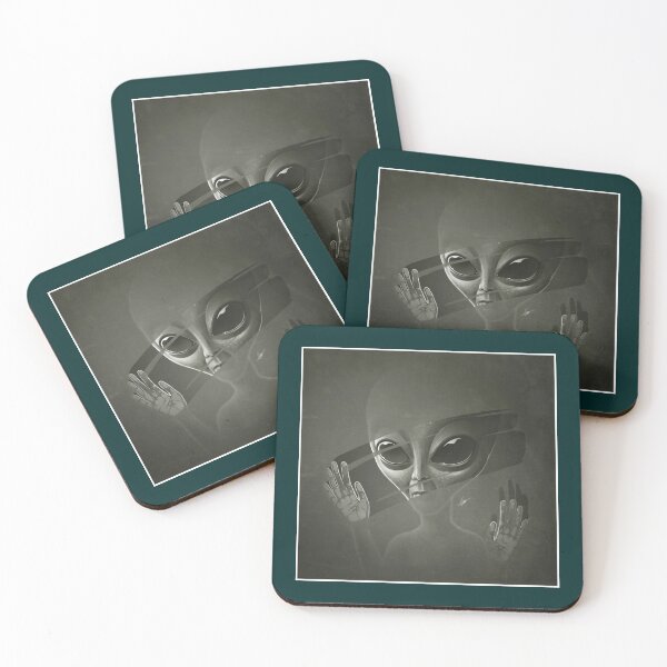 Item preview, Alien Throw Pillow designed and sold by TrilisaCarroll.