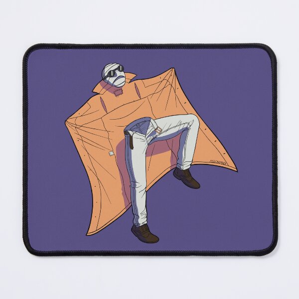 Item preview, Horror Invisible Man Flasher Orange Purple Cartoon designed and sold by JessicaAmber.