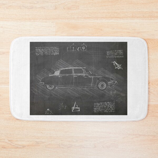 Item preview, Da Vinci Sketch Art Citroën DS - Blackboard designed and sold by Rayyanz.