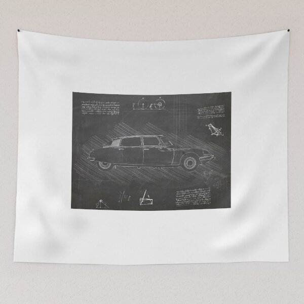 Item preview, Da Vinci Sketch Art Citroën DS - Blackboard designed and sold by Rayyanz.