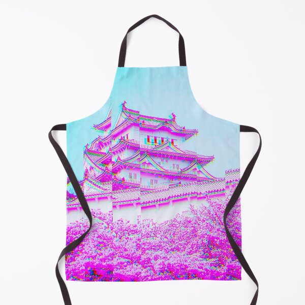 Item preview, Himeji Castle, Japan Vaporwave Glitch Art designed and sold by glitchhub.