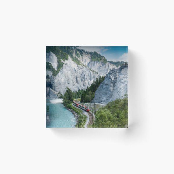 Item preview, The Rhaetian Railway in the Ruinaulta Gorge designed and sold by DiFigianoPhoto.