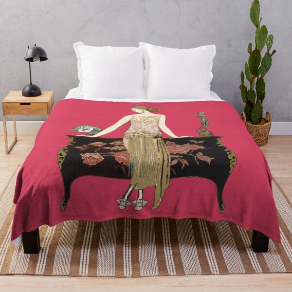 Item preview, Fashionable Woman With Bureau designed and sold by KathteeDesign.