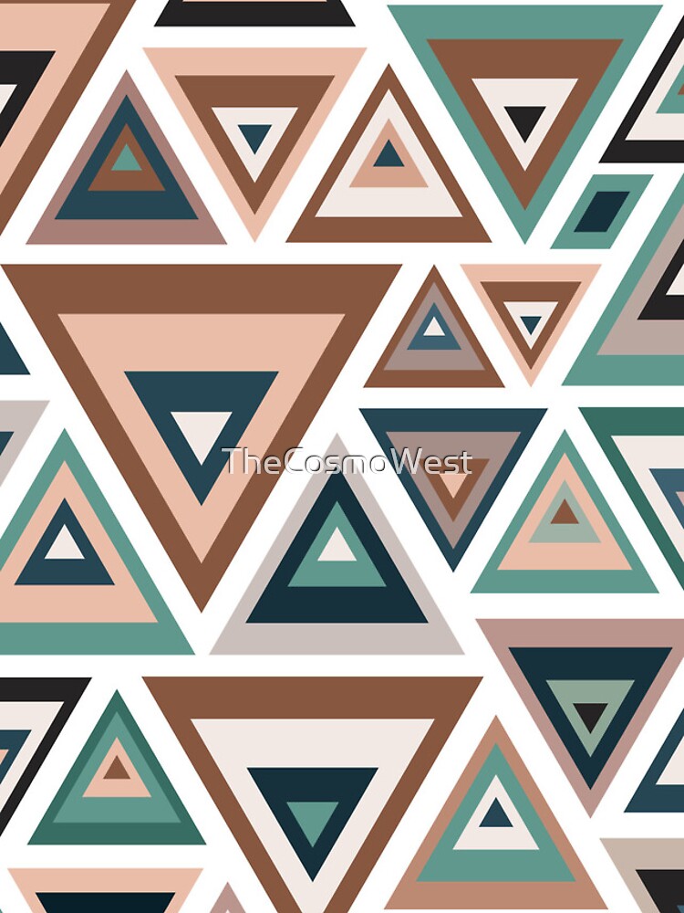 Thumbnail 4 of 4, iPhone Case, Abstract triangle pattern designed and sold by TheCosmoWest.