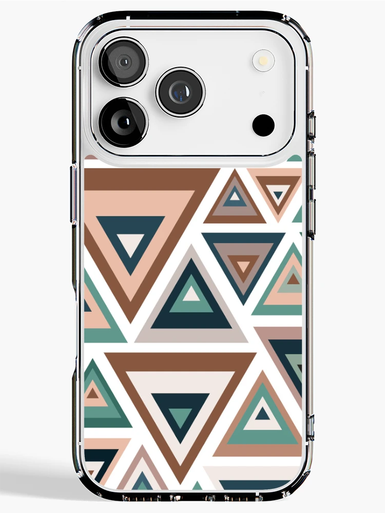 Thumbnail 1 of 5, iPhone Case, Abstract triangle pattern designed and sold by TheCosmoWest.