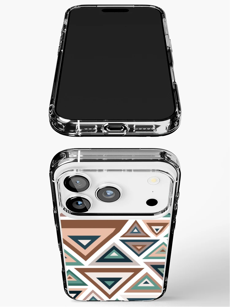 Thumbnail 3 of 5, iPhone Case, Abstract triangle pattern designed and sold by TheCosmoWest.
