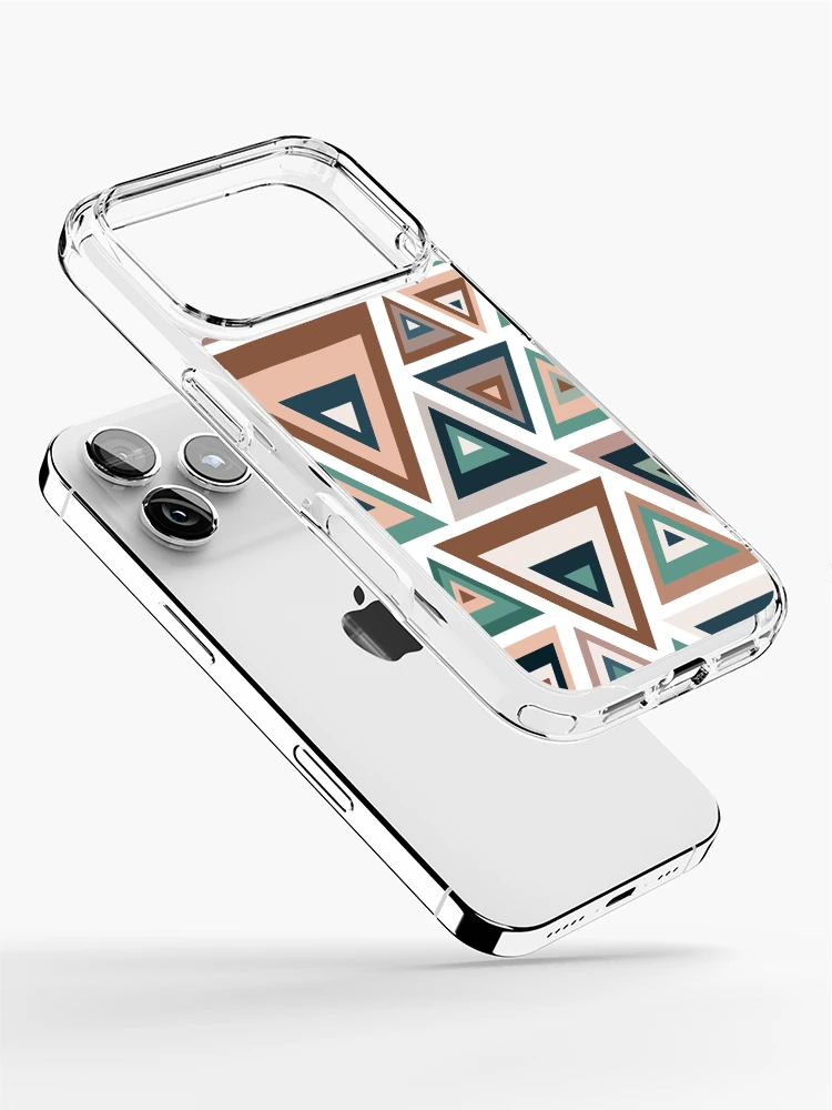 Thumbnail 2 of 5, iPhone Case, Abstract triangle pattern designed and sold by TheCosmoWest.