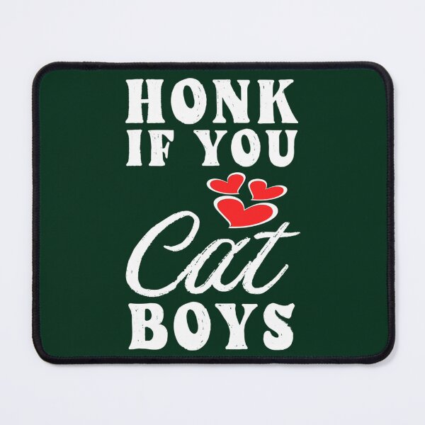 Item preview, Honk If You Love Cat Boys - Humorous Bumper Gifts Ideas designed and sold by TrilisaCarroll.