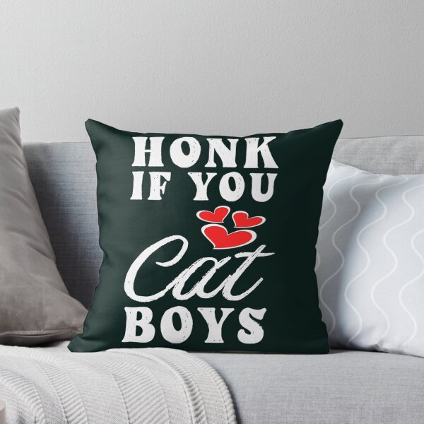 Item preview, Honk If You Love Cat Boys - Humorous Bumper Gifts Ideas   designed and sold by TrilisaCarroll.
