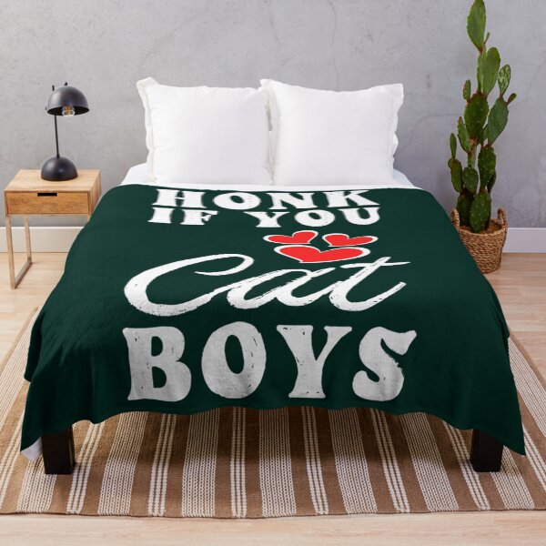 Item preview, Honk If You Love Cat Boys - Humorous Bumper Gifts Ideas designed and sold by TrilisaCarroll.