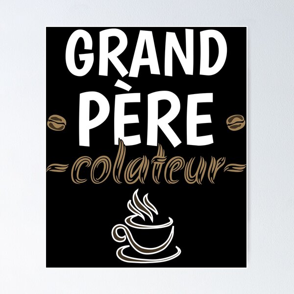 Aperçu de l'œuvre Cadeau Homme Papa Café fête des pères anniversaire créée et vendue par RomualdGR.