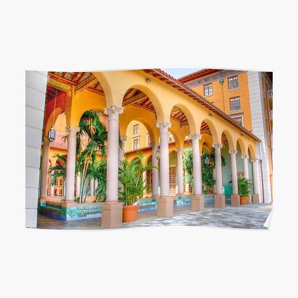 Arched Terrace Poster