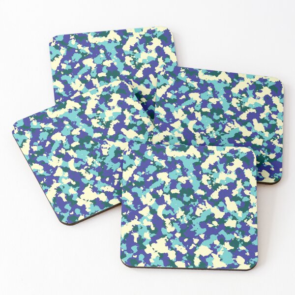 Aperçu de l'œuvre Camouflage bleu créée et vendue par Tshirtstory.