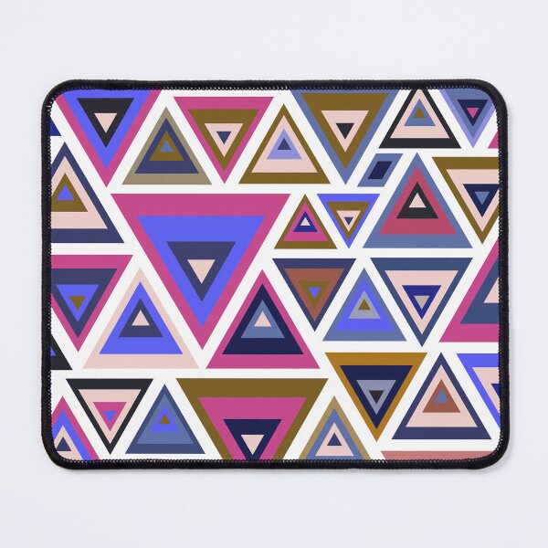Item preview, Neon Abstract triangle pattern designed and sold by TheCosmoWest.