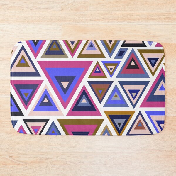 Item preview, Neon Abstract triangle pattern designed and sold by TheCosmoWest.