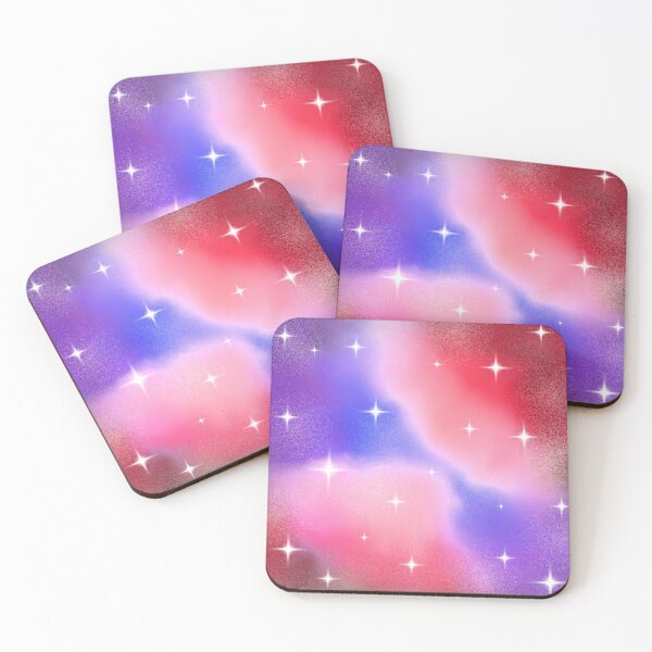 Item preview, Aesthetic Colorful Red and Blue Galaxy designed and sold by quinellie.