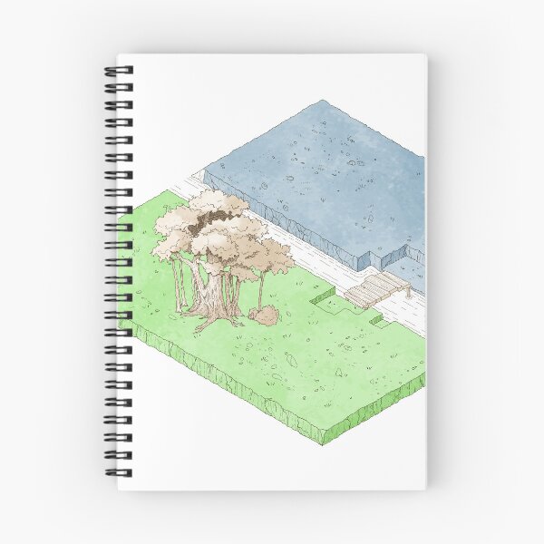 Item preview, Isometric Vietnam Wooden Bridge 1 and Banya Tree 2 - Green and Blue designed and sold by ravenainotenshi.