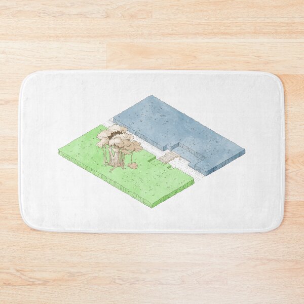 Item preview, Isometric Vietnam Wooden Bridge 1 and Banya Tree 2 - Green and Blue designed and sold by ravenainotenshi.