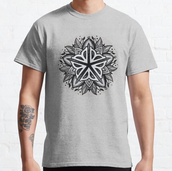 Rochester Mandala (grey tones) Classic T-Shirt