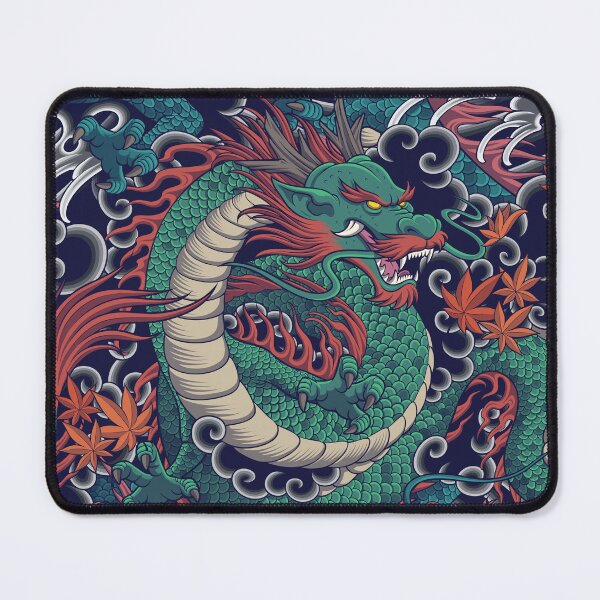 Item preview, Japanese Emerald Green Dragon designed and sold by Vector Scout Lab.